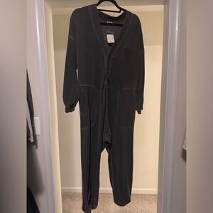 Intimately Free People Black Button-Up Jumpsuit.NWT size Medium